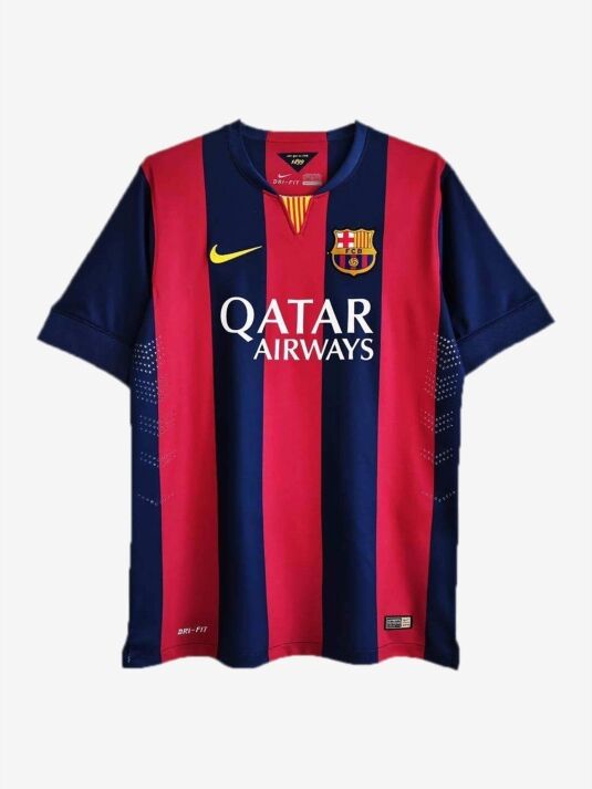 Barcelona Home Champions League Retro Jersey 14-15 Season