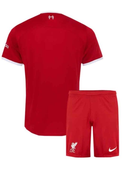 Liverpool-Home-Jersey-And-Shorts-23-24-Season-Premium-Back Liverpool-Home-Jersey-And-Shorts-23-24-Season-Premium-Back