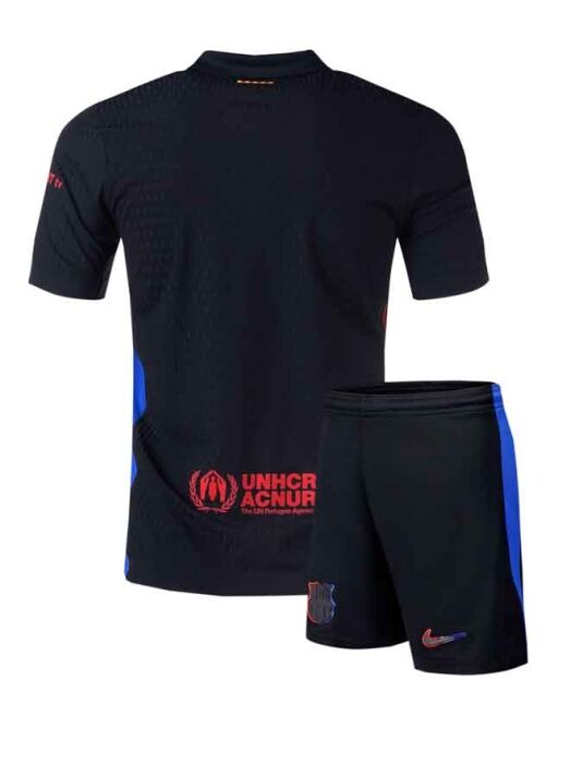 Barcelona-Away-X-Travis-Scott-All-Black-Jersey-And-Shorts-24-25-Season-Back Barcelona-Away-X-Travis-Scott-All-Black-Jersey-And-Shorts-24-25-Season-Back