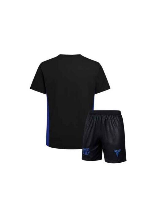 Kids-Barcelona-X-Kobe-Bryant-Pre-Match-Jersey-With-Shorts-25-26-Season-Back Kids-Barcelona-X-Kobe-Bryant-Pre-Match-Jersey-With-Shorts-25-26-Season-Back