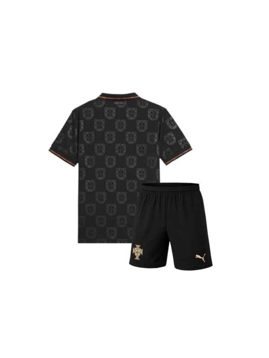 Kids-Portugal-Eusebio-Black-Special-Edition-Jersey-With-Shorts-2026-Worldcup-Back Kids-Portugal-Eusebio-Black-Special-Edition-Jersey-With-Shorts-2026-Worldcup-Back