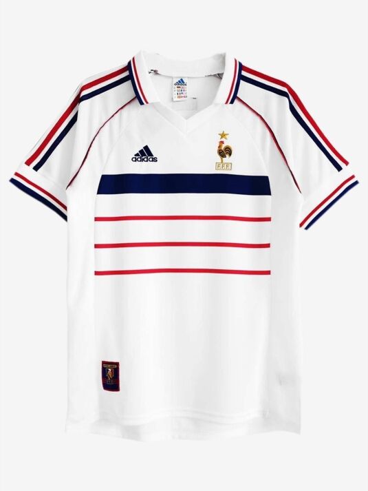 France 1998 Worldcup Away Retro Jersey France 1998 Worldcup Away Retro Jersey