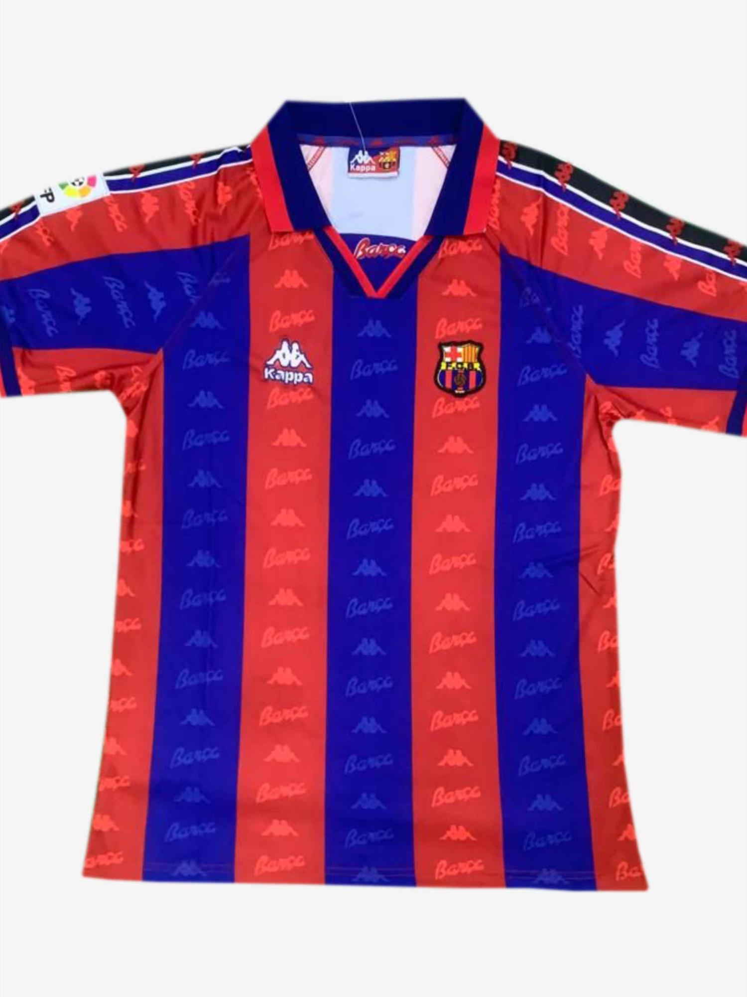 Barcelona-home-95-97-kappa-Retro-Jersey Barcelona-home-95-97-kappa-Retro-Jersey