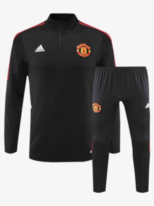 Manchester-United-Black-Jacket-And-Black-Trackpants-22-23-Season Manchester-United-Black-Jacket-And-Black-Trackpants-22-23-Season