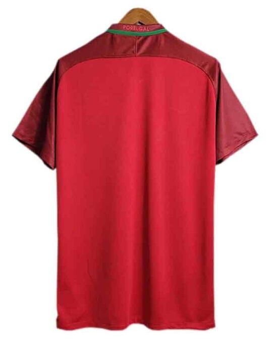 Portugal-Home-Retro-Jersey-2016-Season-Back Portugal-Home-Retro-Jersey-2016-Season-Back