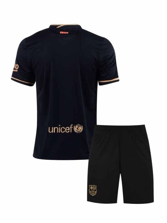 Barcelona-Away-Football-Jersey-And-Shorts-20-21-Season-Back Barcelona-Away-Football-Jersey-And-Shorts-20-21-Season-Back