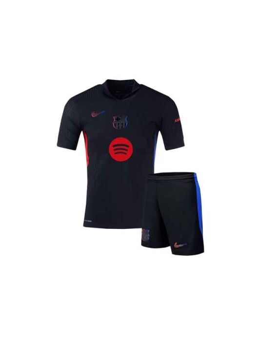 Kids-Barcelona-Away-Jersey-And-Shorts-24-25-Season Kids-Barcelona-Away-Jersey-And-Shorts-24-25-Season