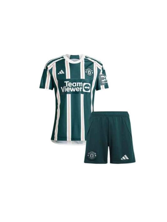 Kids-Manchester-United-Away-Jersey-And-Shorts-23-24-Season Kids-Manchester-United-Away-Jersey-And-Shorts-23-24-Season
