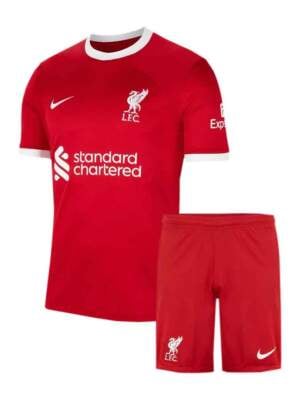 Liverpool-Home-Jersey-And-Shorts-23-24-Season-Premium-Front