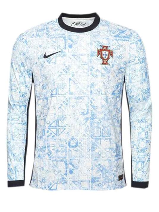 Portugal-Away-Long-sleeves-Jersey-Euro-24-Season Portugal-Away-Long-sleeves-Jersey-Euro-24-Season