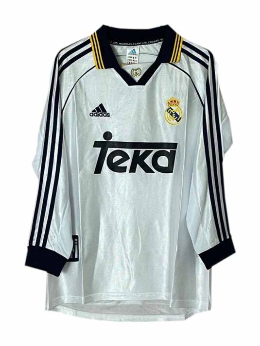 Real-Madrid-Home-1999-2000-Seaon-Retro-Jersey-Long-Sleeves Real-Madrid-Home-1999-2000-Seaon-Retro-Jersey-Long-Sleeves