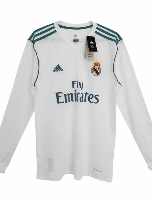 Real-Madrid-Home-2017-2018-Seaon-Retro-Jersey-Long-Sleeves Real-Madrid-Home-2017-2018-Seaon-Retro-Jersey-Long-Sleeves