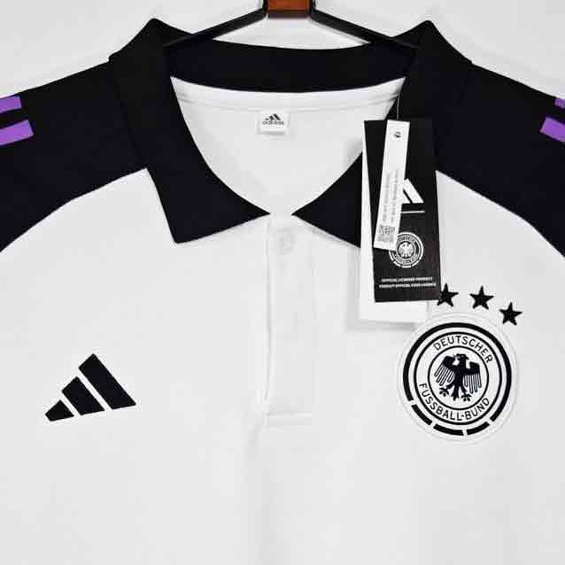 Germany-White-Polo-T-Shirt-Jersey-25-26-Season-4 Germany-White-Polo-T-Shirt-Jersey-25-26-Season-4