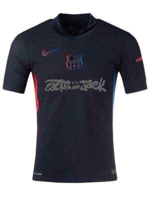 Barcelona-Away-X-Travis-Scott-Cactus-Jack-Jersey-24-25-Season-All-Black