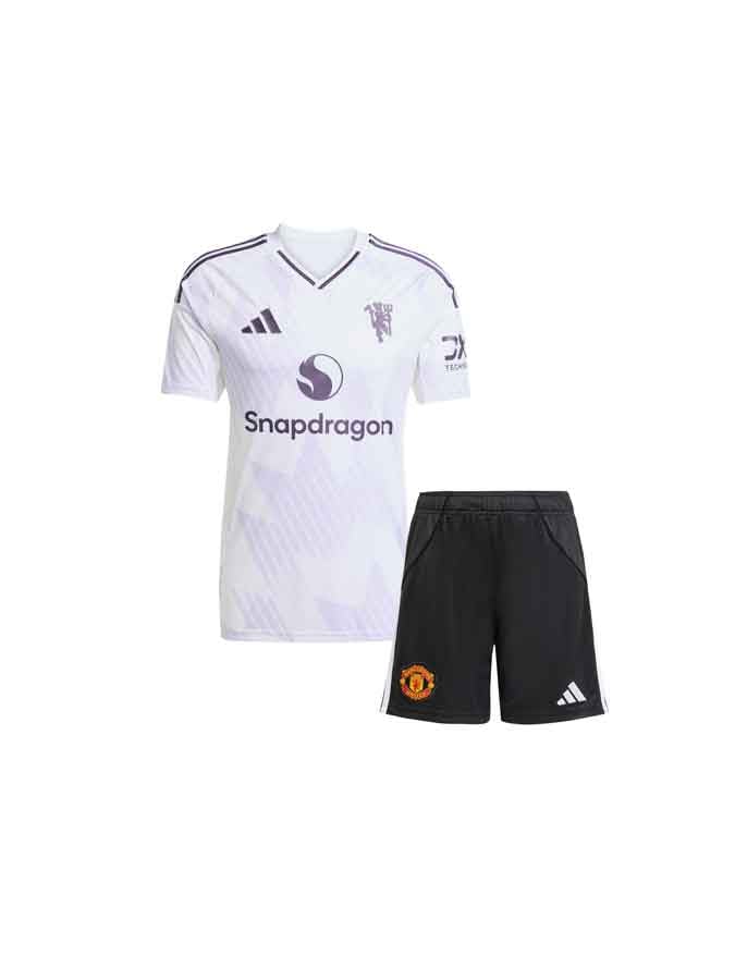 Kids-Manchester-United-Away-Jersey-And-Shorts-25-26-Season Kids-Manchester-United-Away-Jersey-And-Shorts-25-26-Season