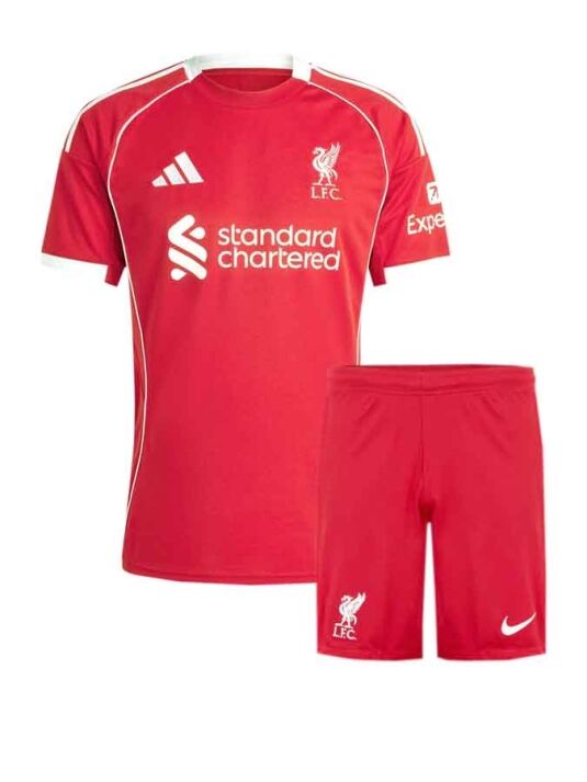 Liverpool-Home-Jersey-And-Shorts-25-26-Season Liverpool-Home-Jersey-And-Shorts-25-26-Season