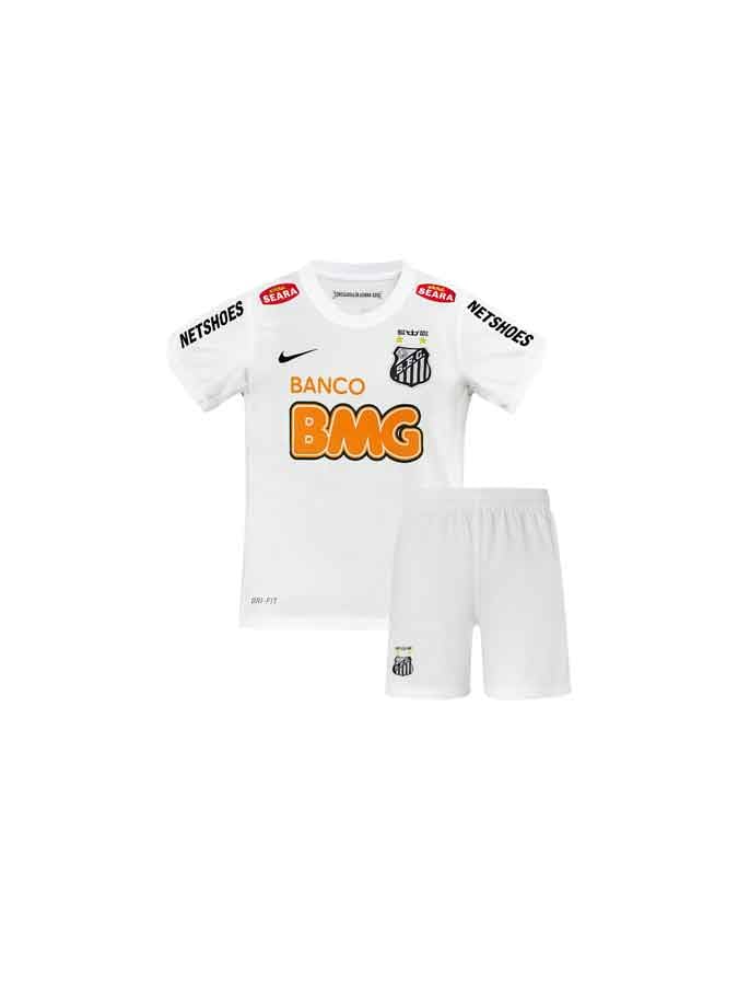 Kids-Santos-Home-Retro-Jersey-with-Shorts-2012-13-Season Kids-Santos-Home-Retro-Jersey-with-Shorts-2012-13-Season