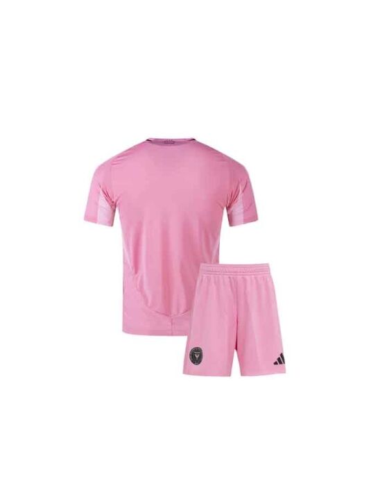 Kids-Inter-Miami-Home-Jersey-And-Shorts-25-26-Season-Back Kids-Inter-Miami-Home-Jersey-And-Shorts-25-26-Season-Back