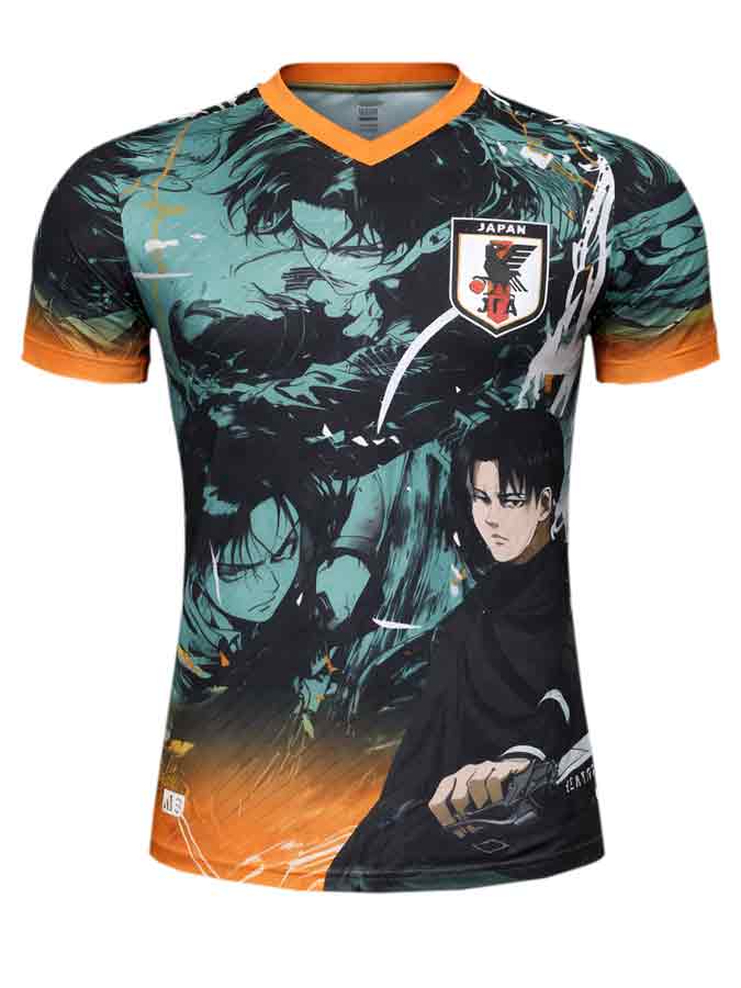 Japan-Attack-on-Titan-Levi-Ackerman-Jersey-25-26-Season Japan-Attack-on-Titan-Levi-Ackerman-Jersey-25-26-Season