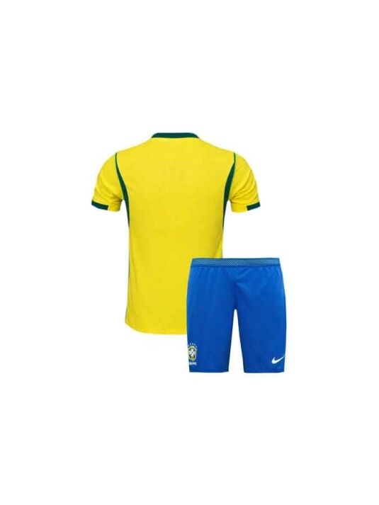 Kids-Brazil-Home-Jersey-And-Shorts-World-Cup-2026-Back Kids-Brazil-Home-Jersey-And-Shorts-World-Cup-2026-Back