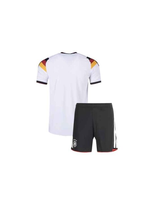 Kids-Germany-Home-Jersey-And-Shorts-World-Cup-2026-Back Kids-Germany-Home-Jersey-And-Shorts-World-Cup-2026-Back