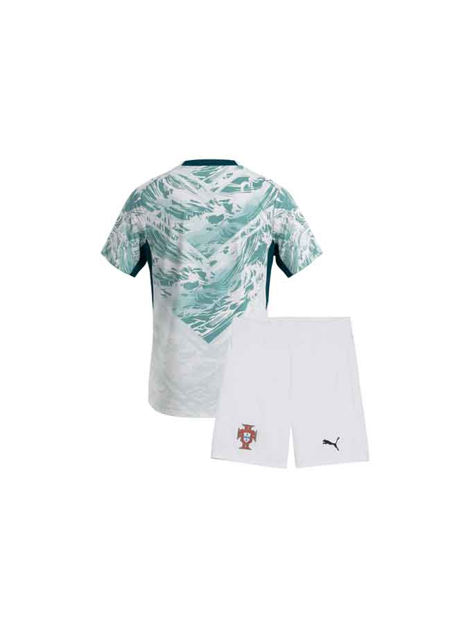 Kids-Portugal-Away-Jersey-And-Shorts-World-Cup-2026-Back Kids-Portugal-Away-Jersey-And-Shorts-World-Cup-2026-Back