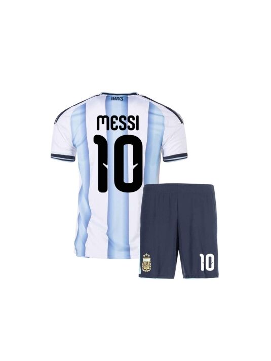 Kids-Argentina-Home-Messi-Jersey-With-Shorts-World-Cup-2026-Back Kids-Argentina-Home-Messi-Jersey-With-Shorts-World-Cup-2026-Back