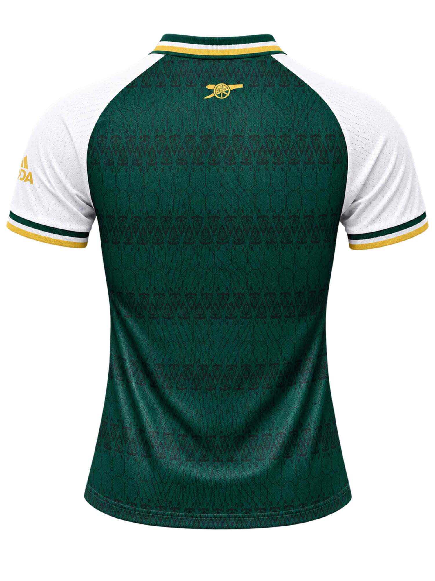 Arsenal-Green-And-White-Special-Edition-Polo-Jersey-26-27-Season-Back Arsenal-Green-And-White-Special-Edition-Polo-Jersey-26-27-Season-Back