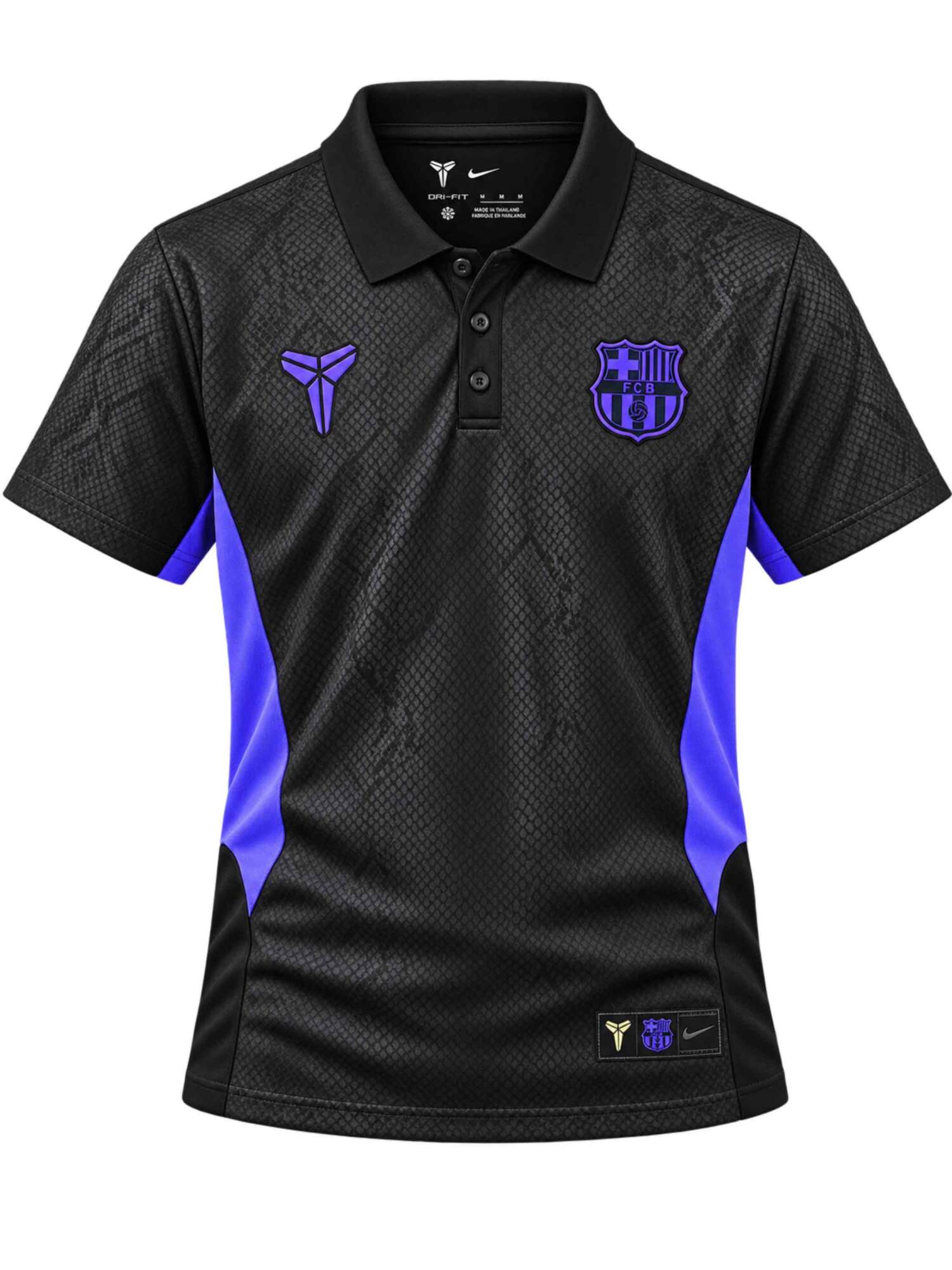 Barcelona-Black-and-Purple-Polo-T-Shirt-Jersey-26-27-Season Barcelona-Black-and-Purple-Polo-T-Shirt-Jersey-26-27-Season