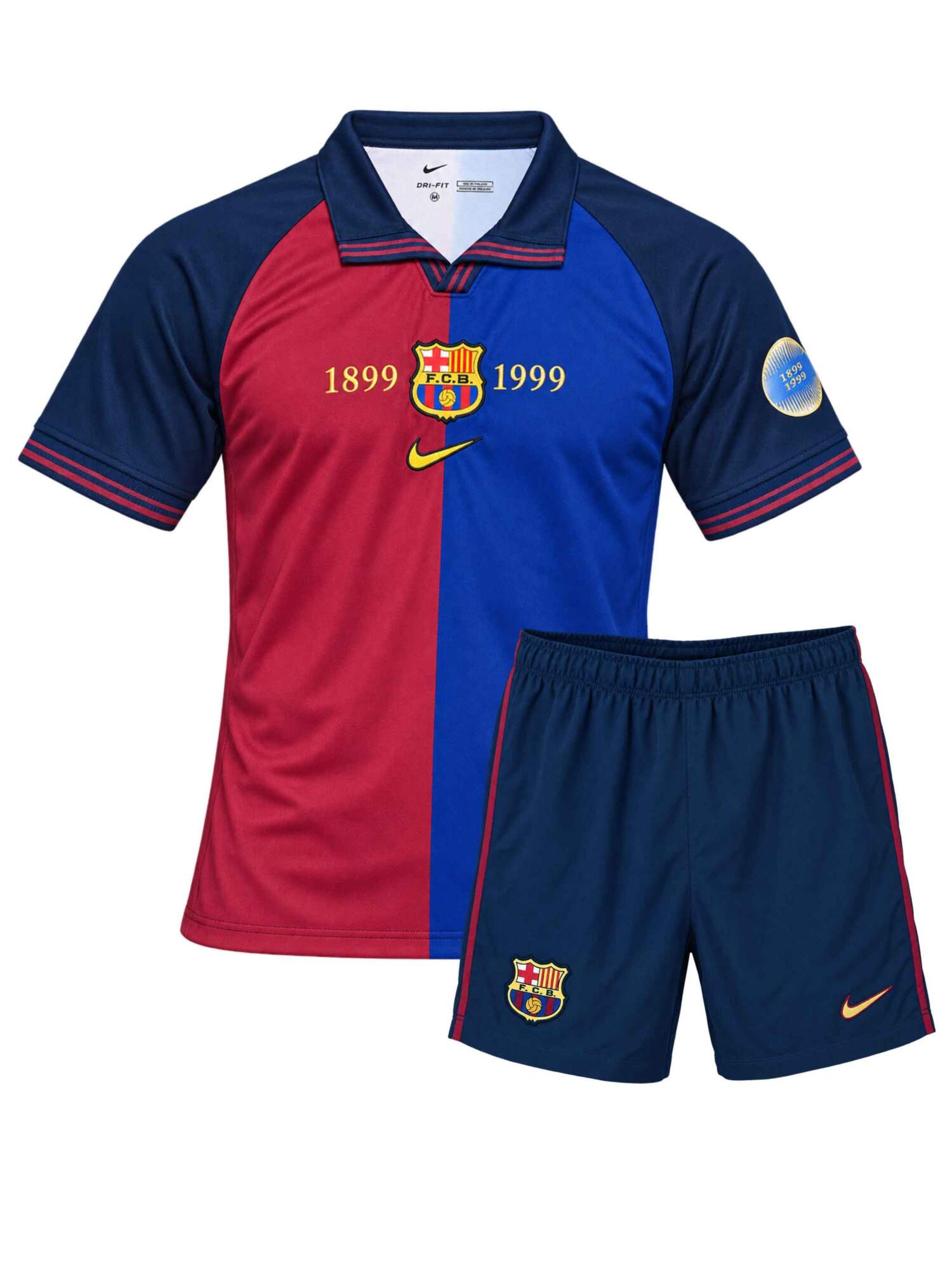 Barcelona-Home-Retro-Jersey-with-Shorts-1999-2000-Season Barcelona-Home-Retro-Jersey-with-Shorts-1999-2000-Season