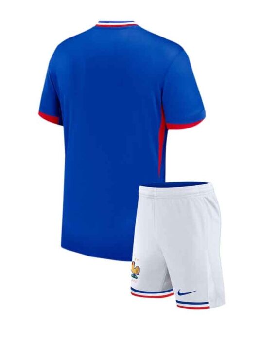 France-2024-Euro-Home-Kit-With-Shorts-Back France-2024-Euro-Home-Kit-With-Shorts-Back