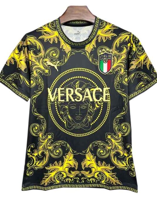 Italy-Versace-Amarilla-Jersey-24-25-Season Italy-Versace-Amarilla-Jersey-24-25-Season
