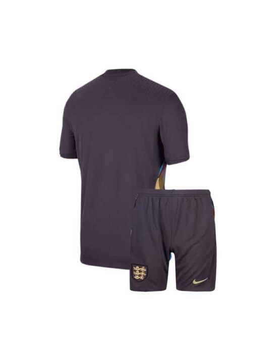 Kids-England-Away-Jersey-And-Shorts-24-25-Season-Back Kids-England-Away-Jersey-And-Shorts-24-25-Season-Back