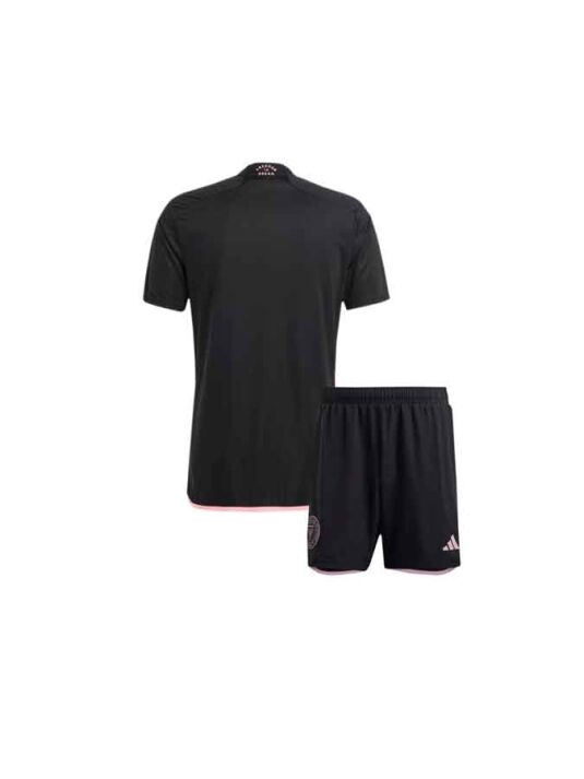 Kids-Inter-Miami-Away-Jersey-And-Shorts-24-25-Season-Back Kids-Inter-Miami-Away-Jersey-And-Shorts-24-25-Season-Back