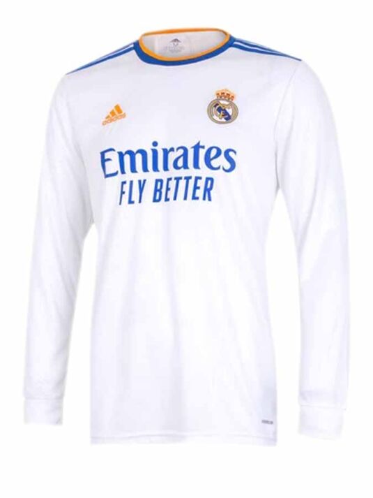 Real-Madrid-Home-Long-Sleeves-Retro-Jersey-2021-2022-Season