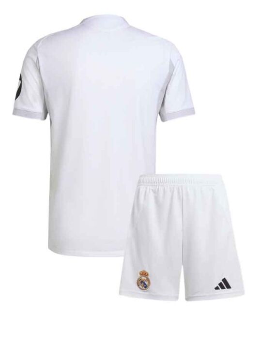 Real-Madrid-Home-Jersey-And-Shorts-25-26-Season-Back Real-Madrid-Home-Jersey-And-Shorts-25-26-Season-Back