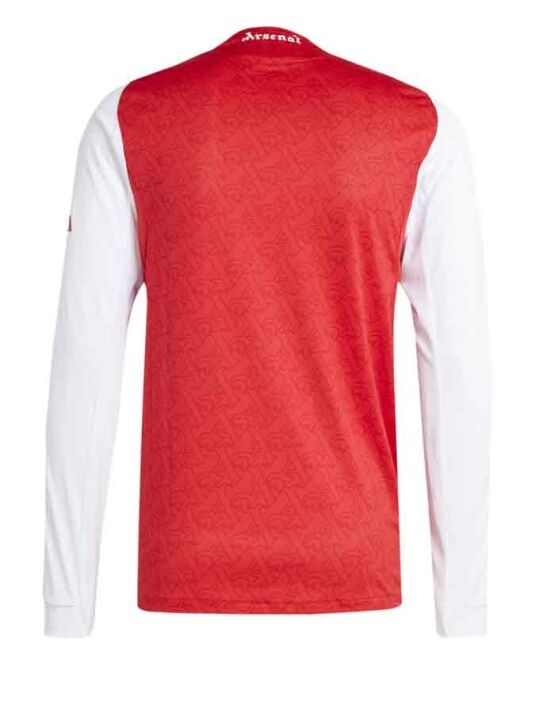 Arsenal-Home-Long-Sleeves-Jersey-25-26-Season-Back Arsenal-Home-Long-Sleeves-Jersey-25-26-Season-Back