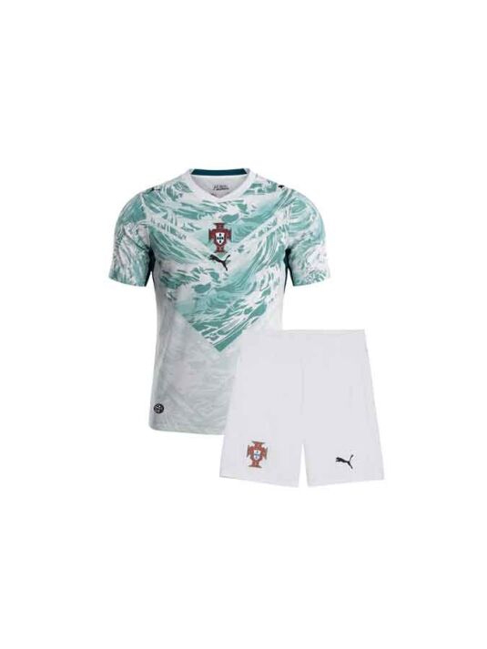 Kids-Portugal-Away-Jersey-And-Shorts-World-Cup-2026