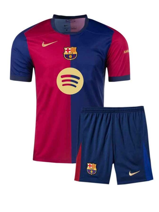 Barcelona-Home-Jersey-And-Shorts-24-25-Season
