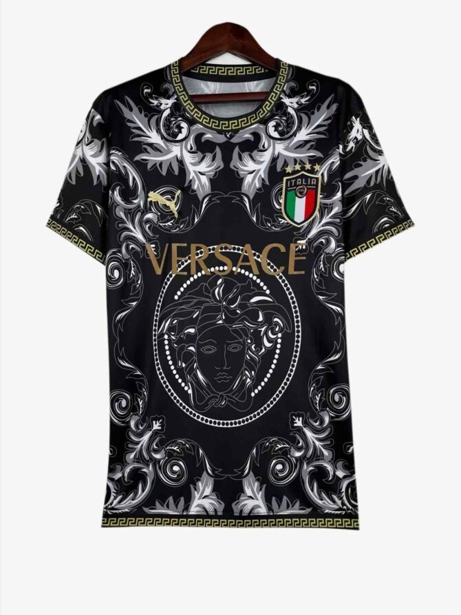 Italy-Black-Color-Special-Edition-Versace -Jersey-Premium