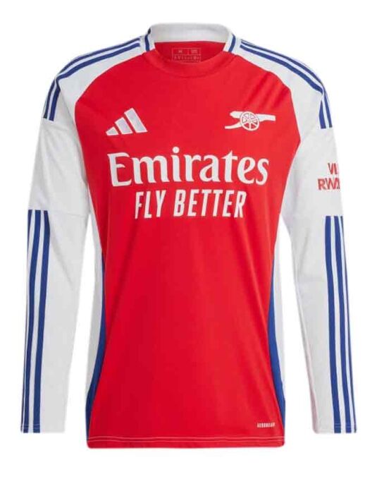 Arsenal-Home-Jersey-Long-Sleeves-24-25-Season Arsenal-Home-Jersey-Long-Sleeves-24-25-Season