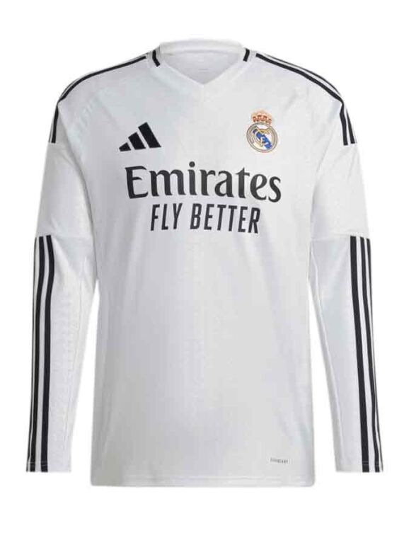 Real-Madrid-Home-Jersey-Lognsleeves-24-25-Season