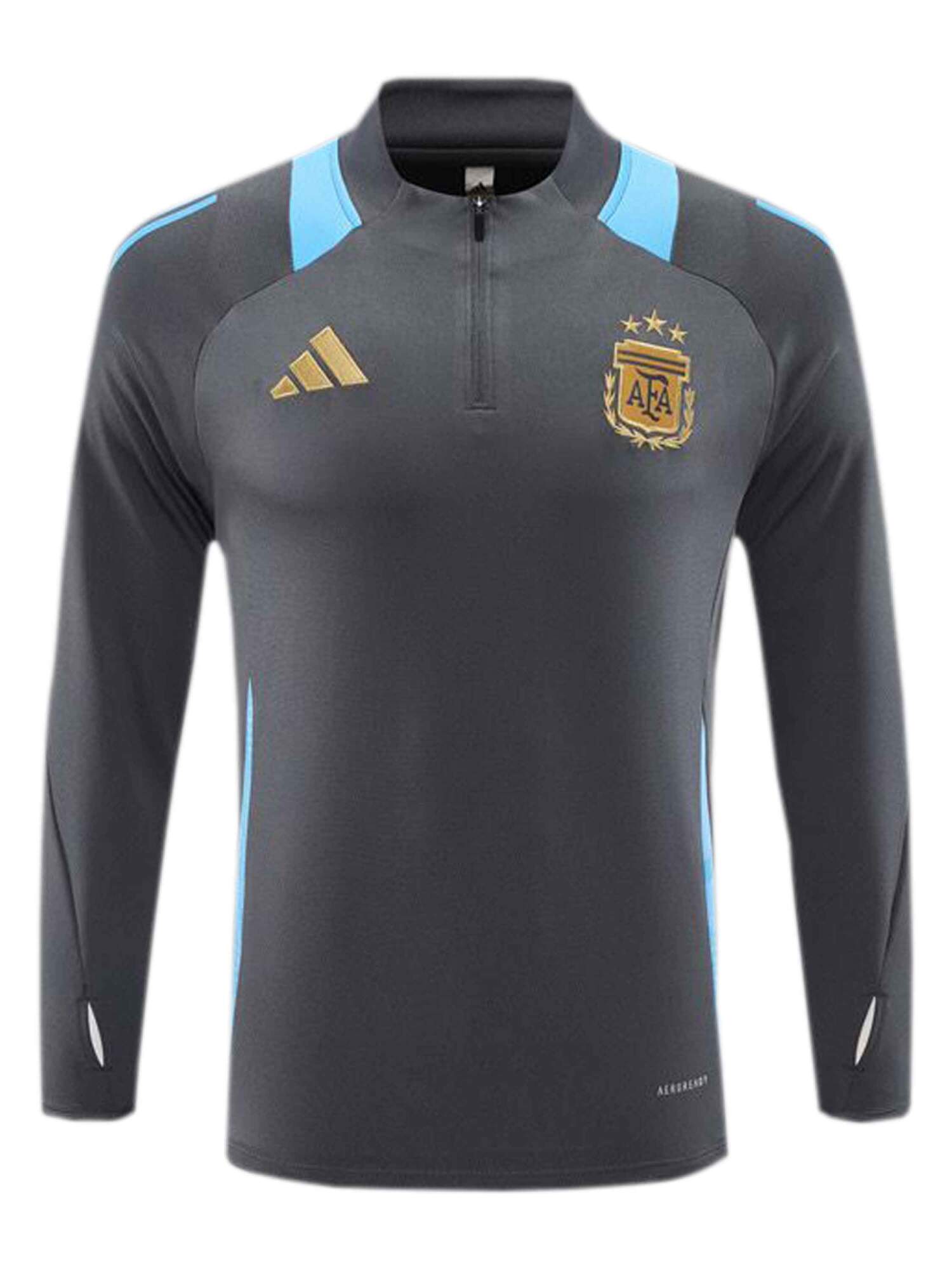 Argentina-Training-Suit-Jacket-Grey-Color-24-25-Season Argentina-Training-Suit-Jacket-Grey-Color-24-25-Season