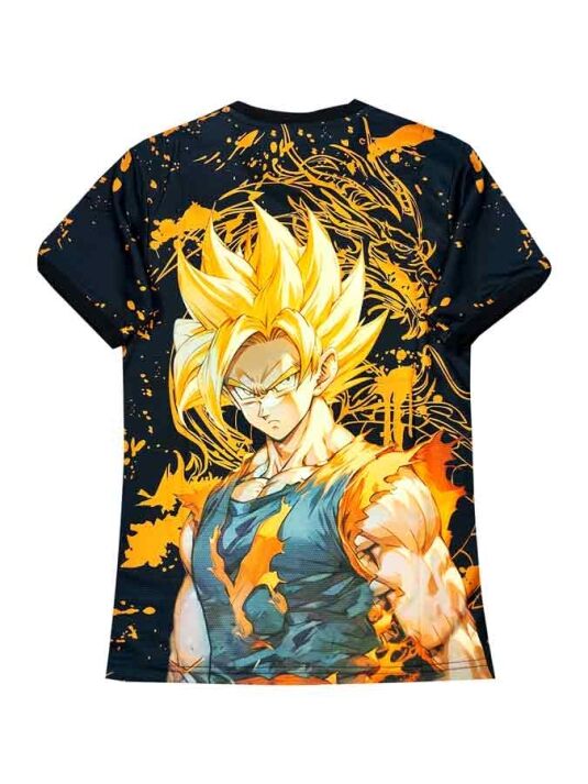Japan-Dragon-Ball-Z-Goku-Super-Sayan-Jersey-24-25-Season-Back Japan-Dragon-Ball-Z-Goku-Super-Sayan-Jersey-24-25-Season-Back