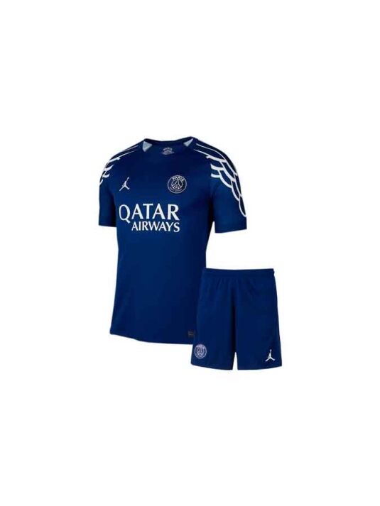 Kids-PSG-Fourth-Jersey-And-Shorts-24-25-Season