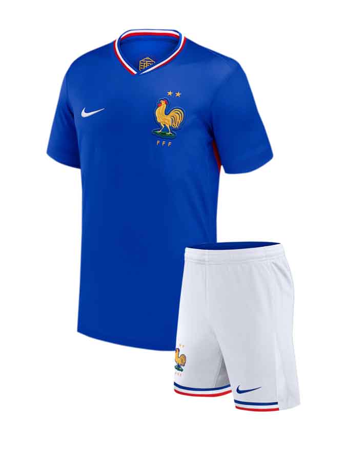 France-2024-Euro-Home-Kit-With-Shorts France-2024-Euro-Home-Kit-With-Shorts
