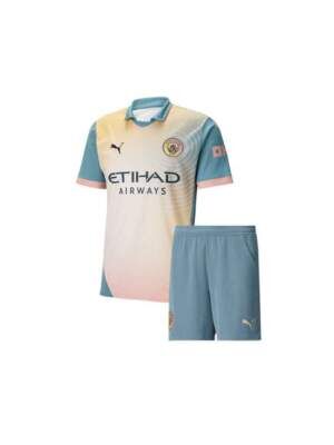 Kids-Manchester-City-Definitely-City-Jersey-And-Shorts-24-25-Season