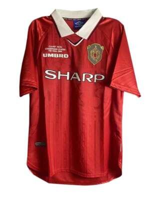 UMBRO MANCHESTER UNITED 1999 チャンピオンズリーグ Manchester United Home 1999-2000 Champions League Jersey