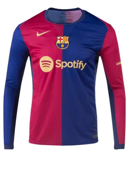 Barcelona-Home-Jersey-Long-Sleeves-24-25-Season Barcelona-Home-Jersey-Long-Sleeves-24-25-Season