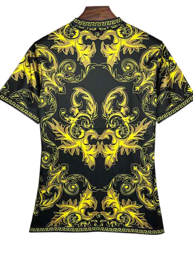 Italy-Versace-Amarilla-Jersey-24-25-Season-Back Italy-Versace-Amarilla-Jersey-24-25-Season-Back